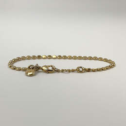 Designer J. Crew Gold-Tone Lobster Clasp Fashionable Chain Bracelet