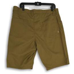 NWT Vans Mens Tan Flat Front 5-Pocket Design Bermuda Shorts Size 36R alternative image