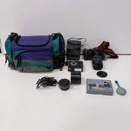 Nikon N2000 Camera & Accessories in Bag