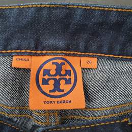 Tory Burch Women Dark Blue Jeans Sz 26 alternative image