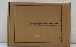 Elegabt Stylish Hot-Swap Rack 5.25" to 3.5" SATA 6 Gbps HDD