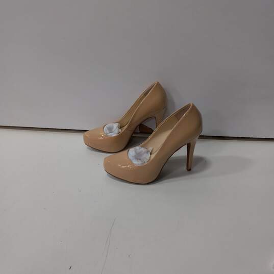 Jessica Simpson Women's Parisah Beige Platform Stiletto Heel Pumps Size 7M image number 3