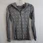 Kari Traa women's gray quarter zip base layer hoodie sweater M image number 1