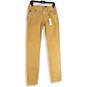 NWT Mens Tan Corduroy 5 Pocket Design Straight Leg Jeans Size 30 image number 2