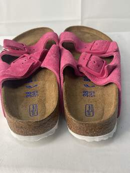 Birkenstocks Womens Fuchsia Suede Sandals Size 38/7 alternative image