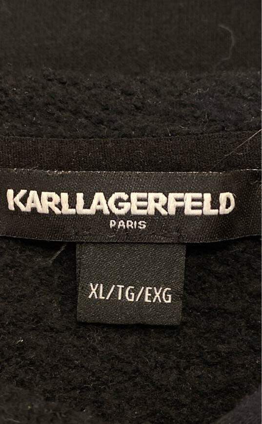 Karl Lagerfeld Black Sweater - Size X Large image number 3