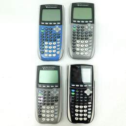 Texas Instruments TI-84 Plus Silver Edition Calculator Lot of 4 TESTED