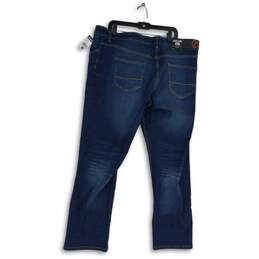 NWT Ecko Unltd. Mens Blue Denim Medium Wash Straight Leg Jeans Size 42 alternative image