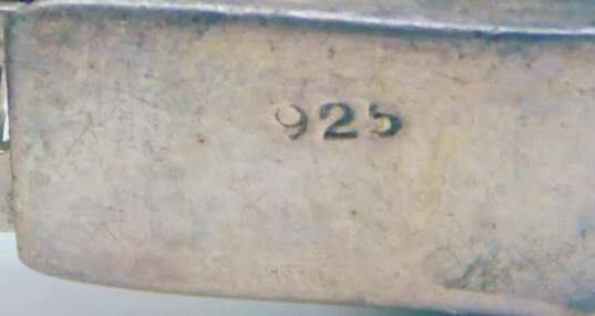 Artisan 925 Sterling Silver Circle Panel Bracelet 39.6g image number 4