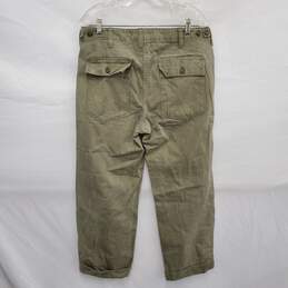 Filson MN's 100% Cotton Green Denim Trousers Size 30 X 27 alternative image