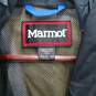 Marmot Blue/Black Nylon Sports Hooded Windbreaker Size L image number 3
