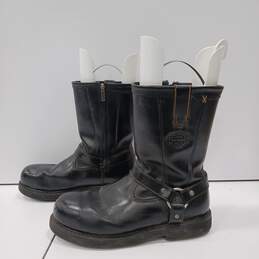 Black Harley Davidson Boots Men's Size 12M alternative image