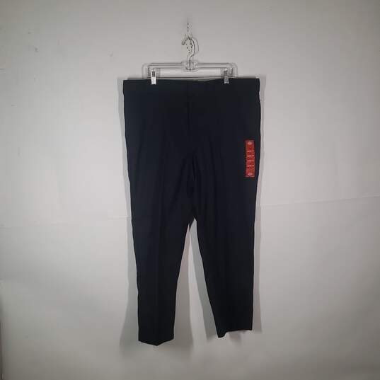 NWT Mens Original Fit Wrinkle Resistant Flat Front Work Pants Size 44X30 image number 1