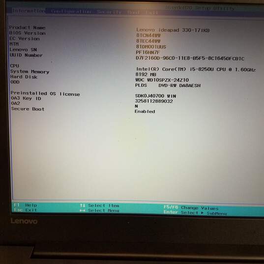 Lenovo IdeaPad 330 17in Laptop Intel i5-8250U CPU 8GB RAM 1TB HDD image number 9
