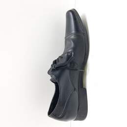 Calvin Klein Men's Bram Leather Black Derby Dress Shoes Size 10.5