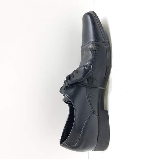Calvin Klein Men's Bram Leather Black Derby Dress Shoes Size 10.5 image number 1