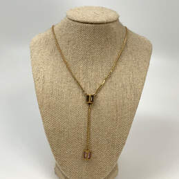 Swarovski Necklace Designer Swarovski Gold-Tone Crystal Stone Fashionable Chain Necklace