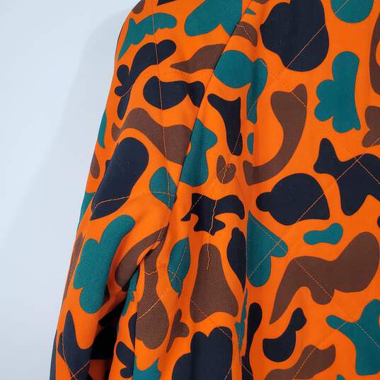 Moschino Women Orange Camouflage Jacket Sz. 2 image number 1