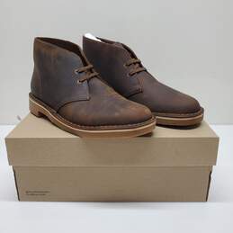 Collection by Clarks Bushacre 3 Beeswax Jaune Miel Brown Leather Size 10 M alternative image