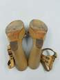 Marc Jacobs Camel Platform Sandals W 8 COA image number 5