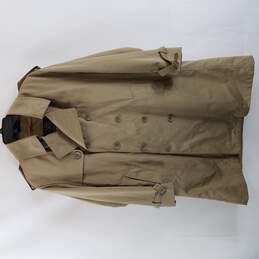 Oleg Cassini Mens Brown Trench Jacket