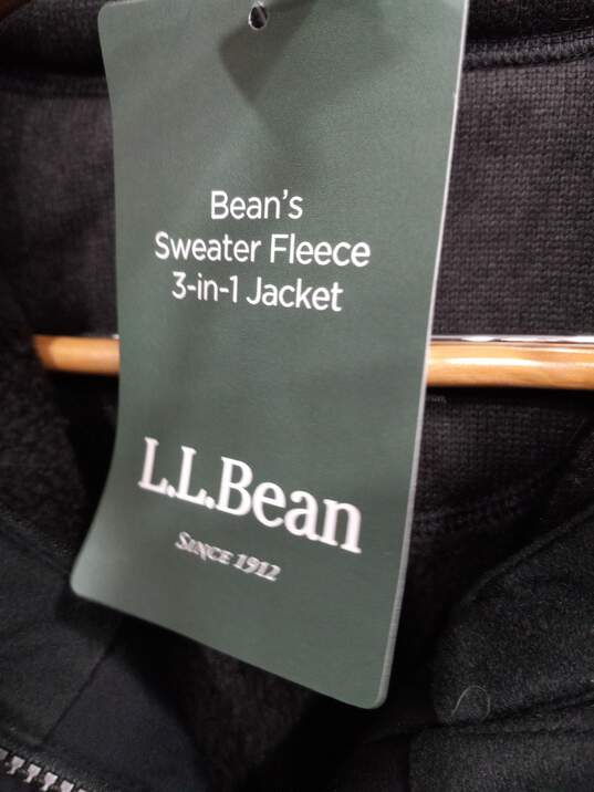 Women’s L. L. Bean 3-in-1 Sweater Fleece Jacket Sz 2X NWT image number 4