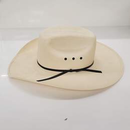 Resistol PBR 10X Shantung Panama Western Hat Men's Size 7-1/2