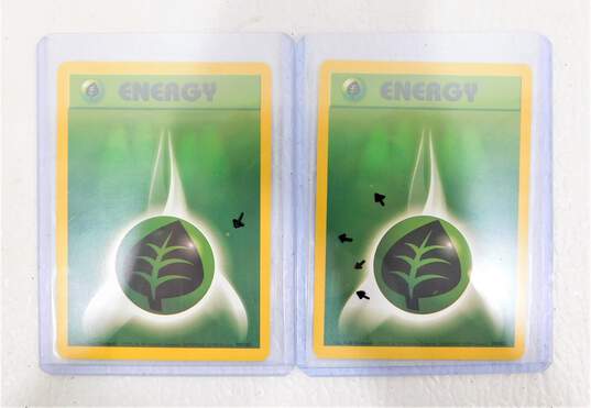 Rare Pokemon TCG Ink Error Vintage Energy Card Lot of 2 image number 1
