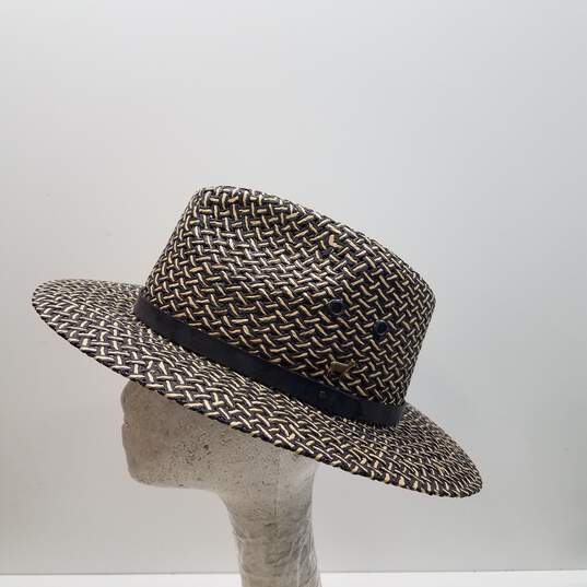 Straw & Wool Straw Hat-Spirit of Adventurer Explorer Size Large Black, Tan image number 4
