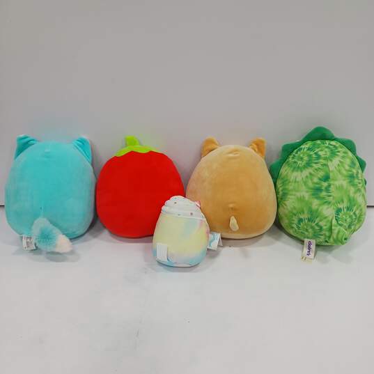 Lot of 5 Small Squishmallow Plush Toys Pillows image number 2