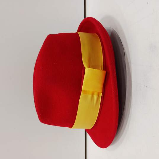 100% Wool Red Hat image number 2