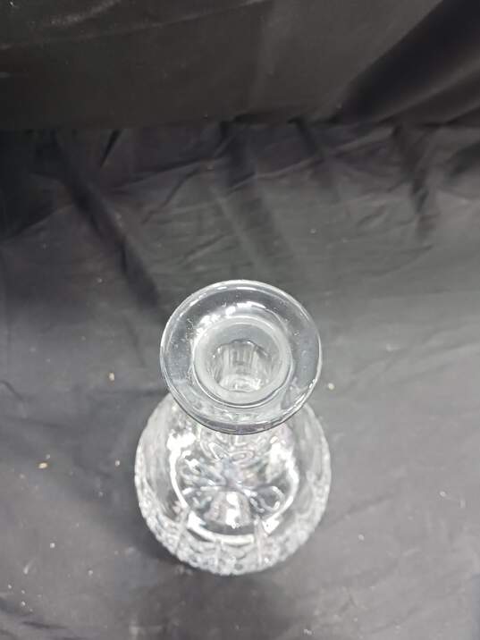 Cut Glass Decanter Home Decor 10" image number 5