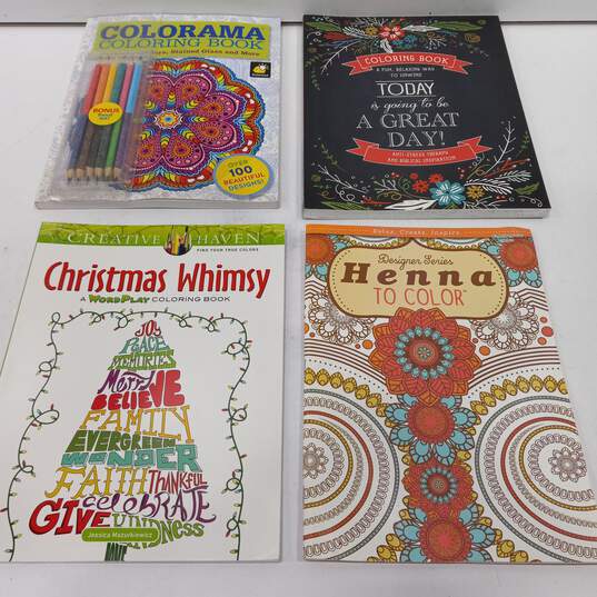 Lot of 12 Coloring Books With 6 Colored Pencils image number 5