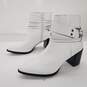 Matisse Slopes Women's White Leather Ankle Boots Size 10 image number 1