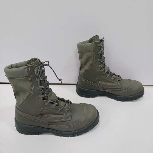 Belleville Air Force Men's Gray Combat Boots Size 8 image number 4
