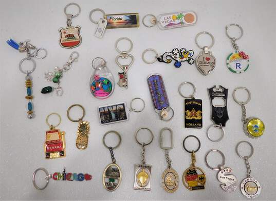 Lot of Assorted Travel Keychains image number 1