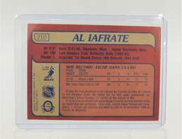 Al Iafrate Autographed Hockey Card Toronto Maple Leafs alternative image