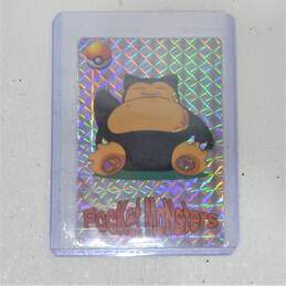 Very Rare Vintage Pokemon Snorlax Pocket Monster Prism Card No Number alternative image
