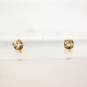 14K Yellow Gold 0.28 CTTW Round Diamond Stud Earrings 0.5g image number 2