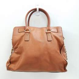 Michael Michael Kors Brown Leather Hamilton Tote Bag alternative image