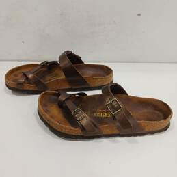 Birkenstocks Leather Slip-In Sandals Men Size 7 Women Size 9 alternative image