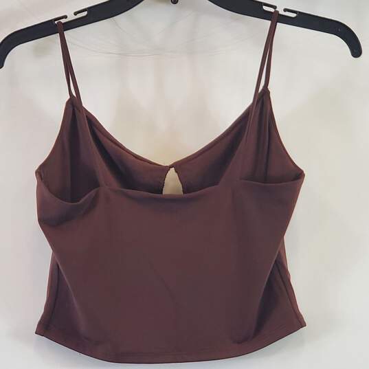 Abercrombie & Fitch Women Brown Cropped Tank M NWT image number 2