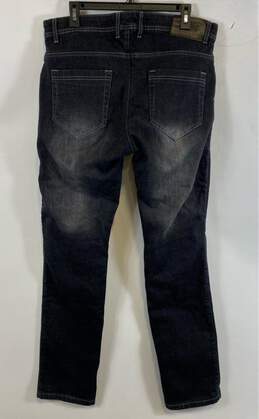 NWT Street & Steel Mens Black Pockets Knee Pads Denim Straight Leg Jeans Size 34 alternative image