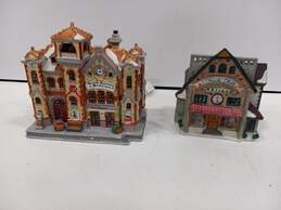 Bundle of 2 Assorted Lemax Village Collection House Figurines IOB alternative image
