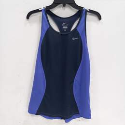 Nike Women's Purple/Black Dri-Fit Tank Top Size M