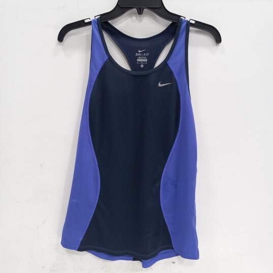 Nike Women's Purple/Black Dri-Fit Tank Top Size M image number 1