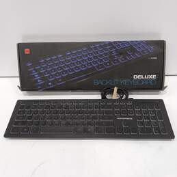 Monoprice Deluxe Backlit Mechanical Keyboard in Open Box