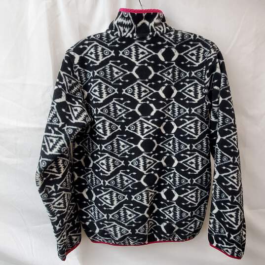 Patagonia Synchilla Snap-T Fleece Ikat Big Fish Pullover Women's Size S image number 3