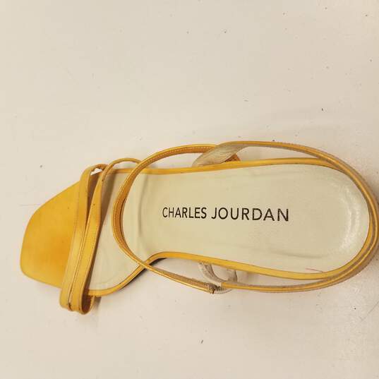 Charles Jourdan Yellow Sandal image number 7