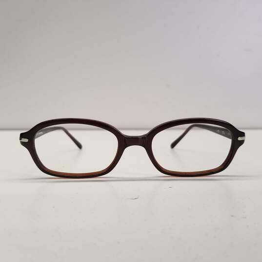 Oliver Peoples E.J. III Oval Brown Eyeglasses Rx (Frame) image number 3